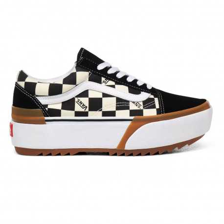 Old skool stacked (checkerboard) - Multi/true