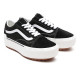 VANS, Old skool stacked (suede/canvas), Black/blanc de blanc