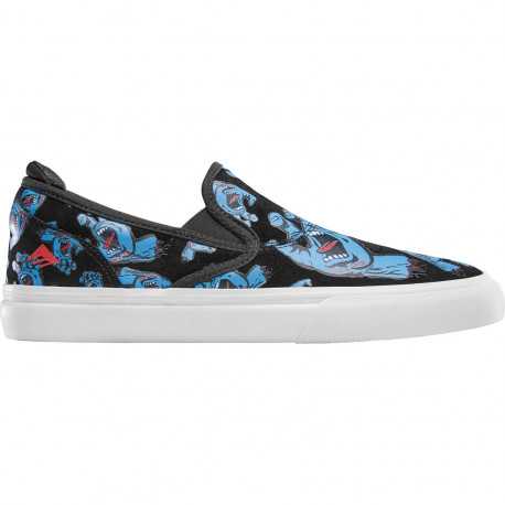 Emerica wino g6 slip on x santa cruz - Blue black white