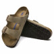 BIRKENSTOCK, Arizona sfb cuir suede, Taupe