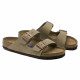 BIRKENSTOCK, Arizona sfb cuir suede, Taupe