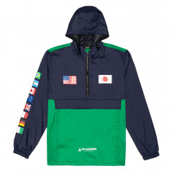 HUF, Jacket flags anorak, French navy