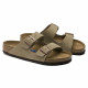 BIRKENSTOCK, Arizona sfb cuir suede, Taupe