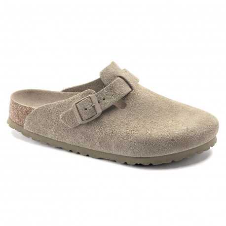 Sabots boston sfb cuir suede - Faded kaki