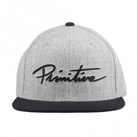 Cap nuevo script snapback - Heather grey